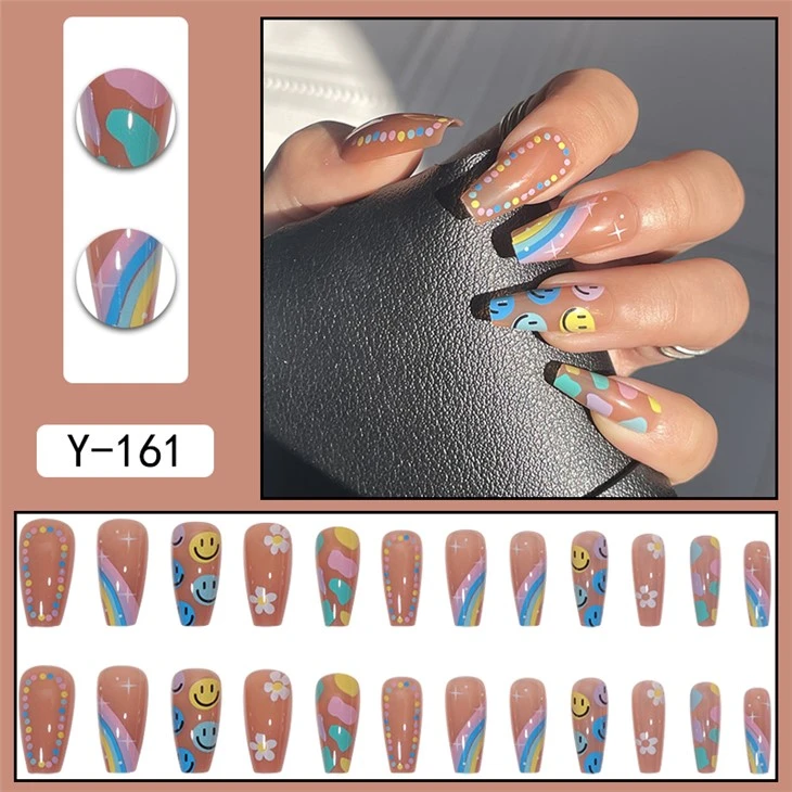 Medium Coffin Pride Nails