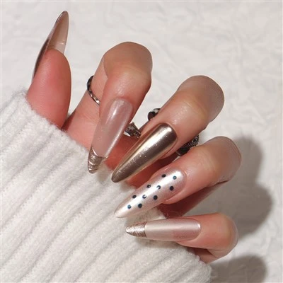 Smile Face False Nails Designs
